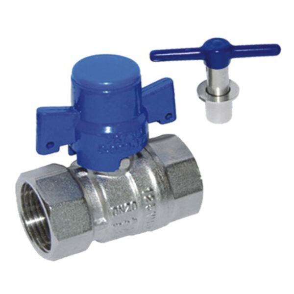 BW-L29 brass lock valve with nickel plated for Saudi Arabic market (2)