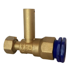 BW-L33 water meter valve with plastic compression PE nut (1)