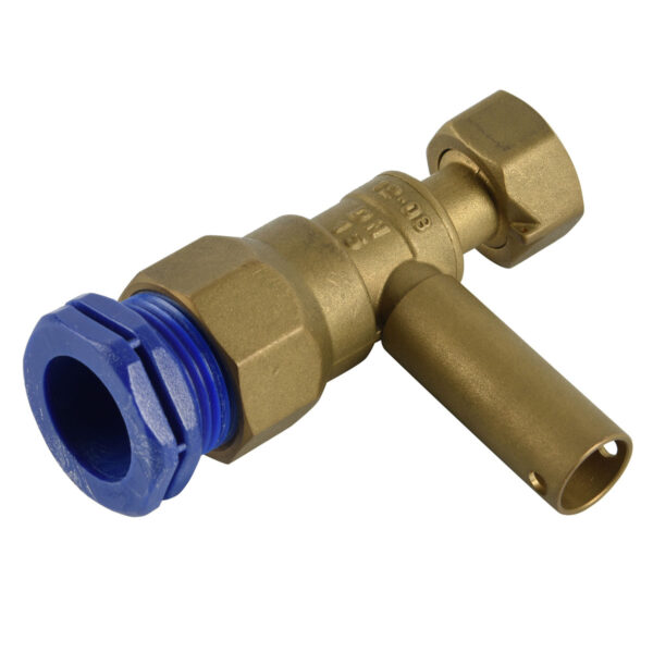 BW-L33 water meter valve with plastic compression PE nut (3)