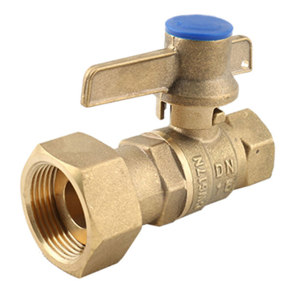 BW-L36 female x swivel nut lock valve with mechanical lock handle (1)