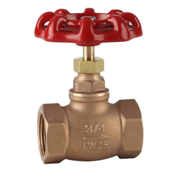 BW-Q14 Bronze globe valve with castiron handlewheel (1)