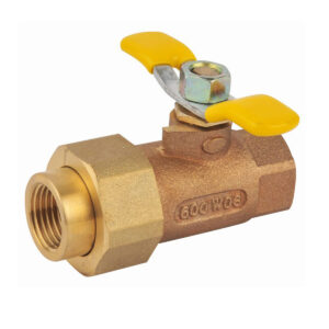 BW-Q16 Bronze Butterfly Ball Valve with Union