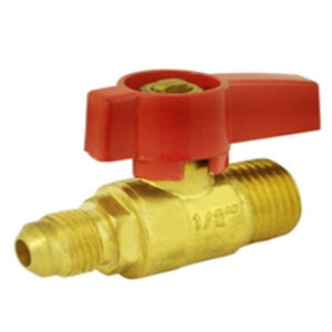 BW-USB07 brass gas valve Male x Flare