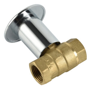 BW-V04 brass log lighter valve with chrome plated sleeve
