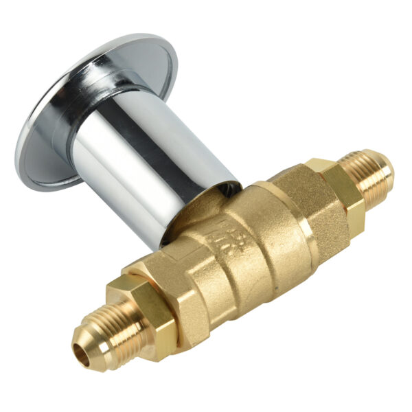 BW-V04 brass log lighter valve with nipple