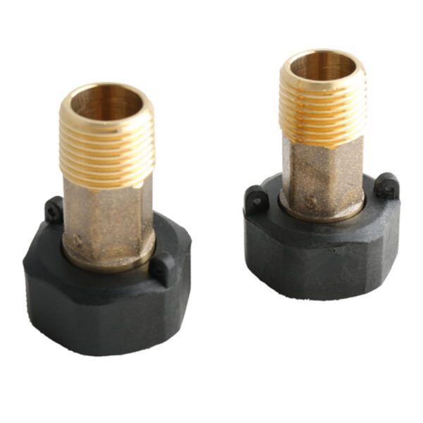 BW-722 brass coupling with plastic swivel nut (3)