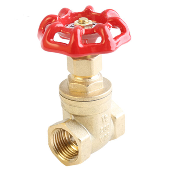 BW-G01 200WOG brass gate valve with castiron handwheel (2)