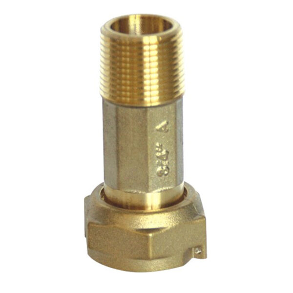 BW-LF706 Lead Free Brass WATER METER tail pieces for USA market (1)