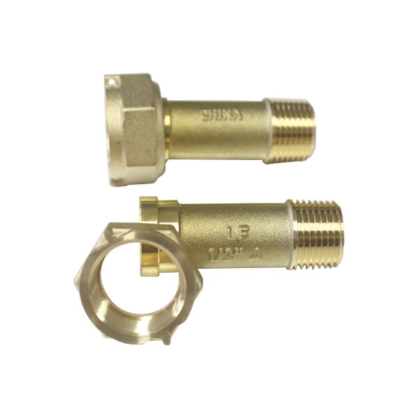 BW-LF706 Lead Free Brass WATER METER tail pieces for USA market (4)