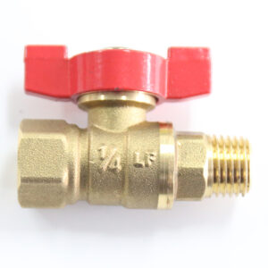 BW-LFB04 lead free brass ball valve with T handle FxM (1)