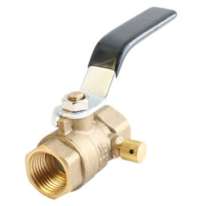 BW-LFB10 brass ball valve with drain (1)