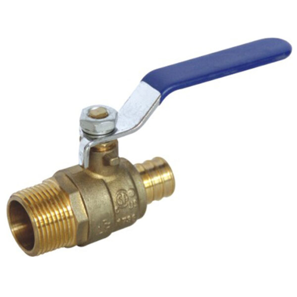 BW-LFB14 brass Male x Pex ball valve (1)