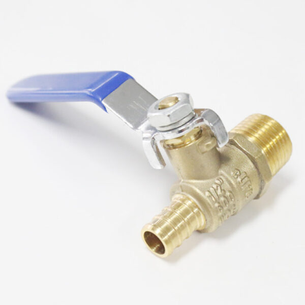 BW-LFB14 brass Male x Pex ball valve (3)