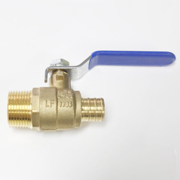 BW-LFB14 brass Male x Pex ball valve (4)