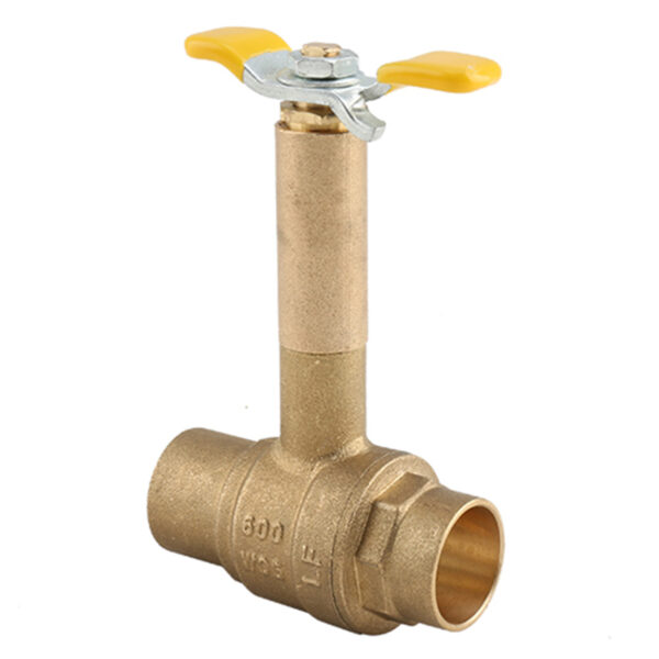BW-LFB18 brass long handle ball valve CxC (1)