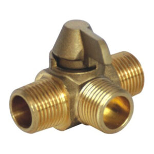 BW-LFB22 Lead free brass 3 way valve MxMxM (1)