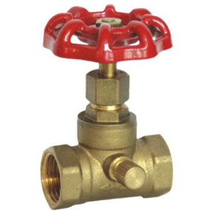 BW-LFS02 lead free brass stop valve with drain (1)