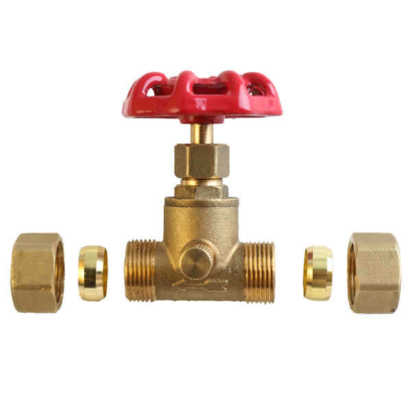 BW-LFS06 LF brass cutting sleeve stop cock with drain (4)