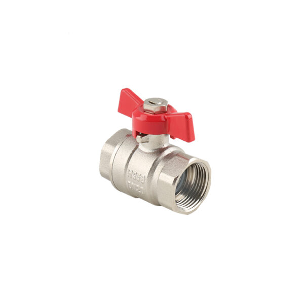 BW B17 Brass Ball Valve With Butterfly Handle FXF (2)