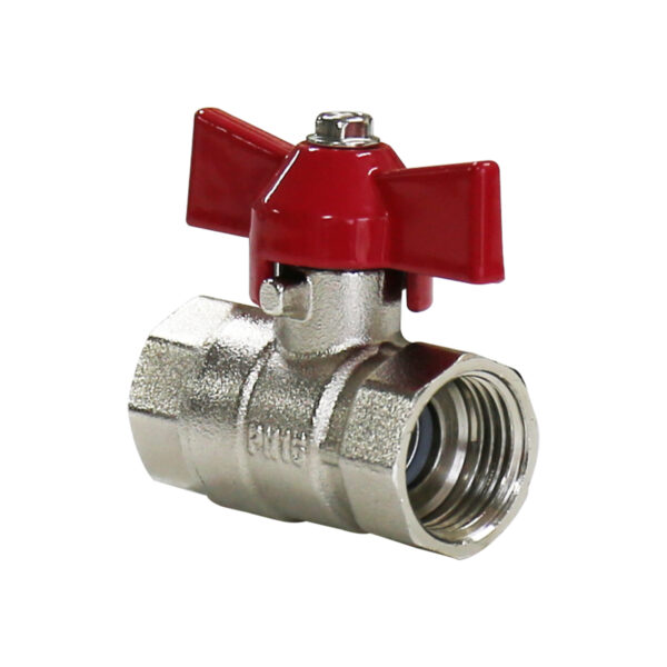 BW B48 Brass Ball Valve With Butterfly Handle (2)