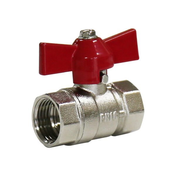 BW B48 Brass Ball Valve With Butterfly Handle (3)