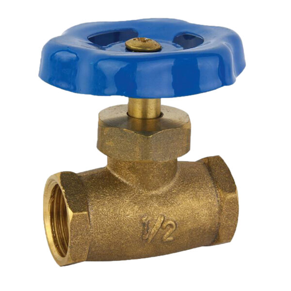 BW S06 Brass Stop Valve With Alu Or Steel Handle