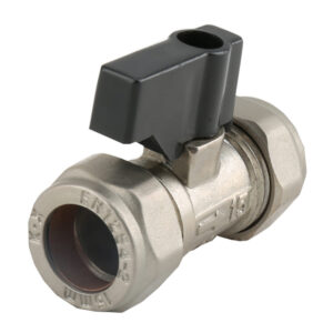 BW B106 Brass Isolating Valve With Compression End (1)