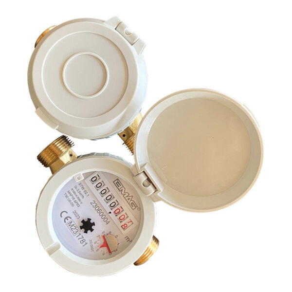 SJ SDC Brass Single Jet Dry Type Water Meter With R160 IP68 Protection (1)