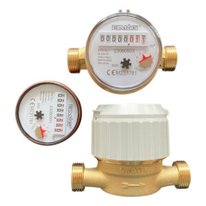 SJ SDC Brass Single Jet Dry Type Water Meter With R160 IP68 Protection (2)