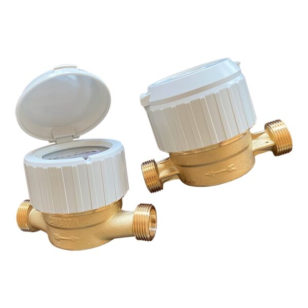 SJ SDC Brass Single Jet Dry Type Water Meter With R160 IP68 Protection (3)