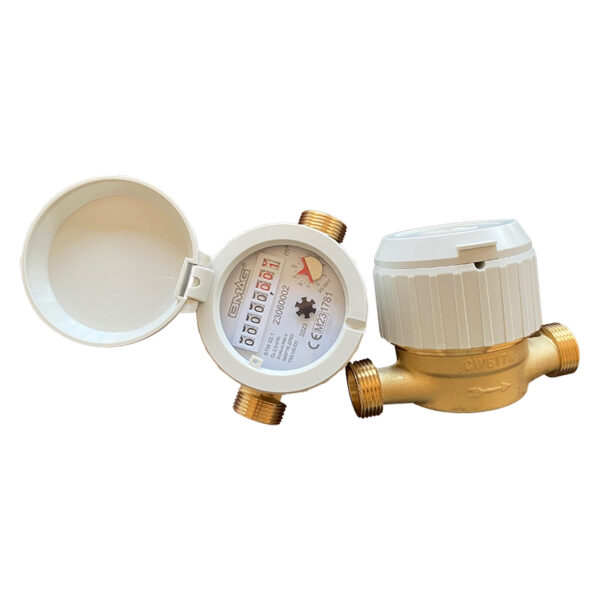 SJ SDC Brass Single Jet Dry Type Water Meter With R160 IP68 Protection (4)