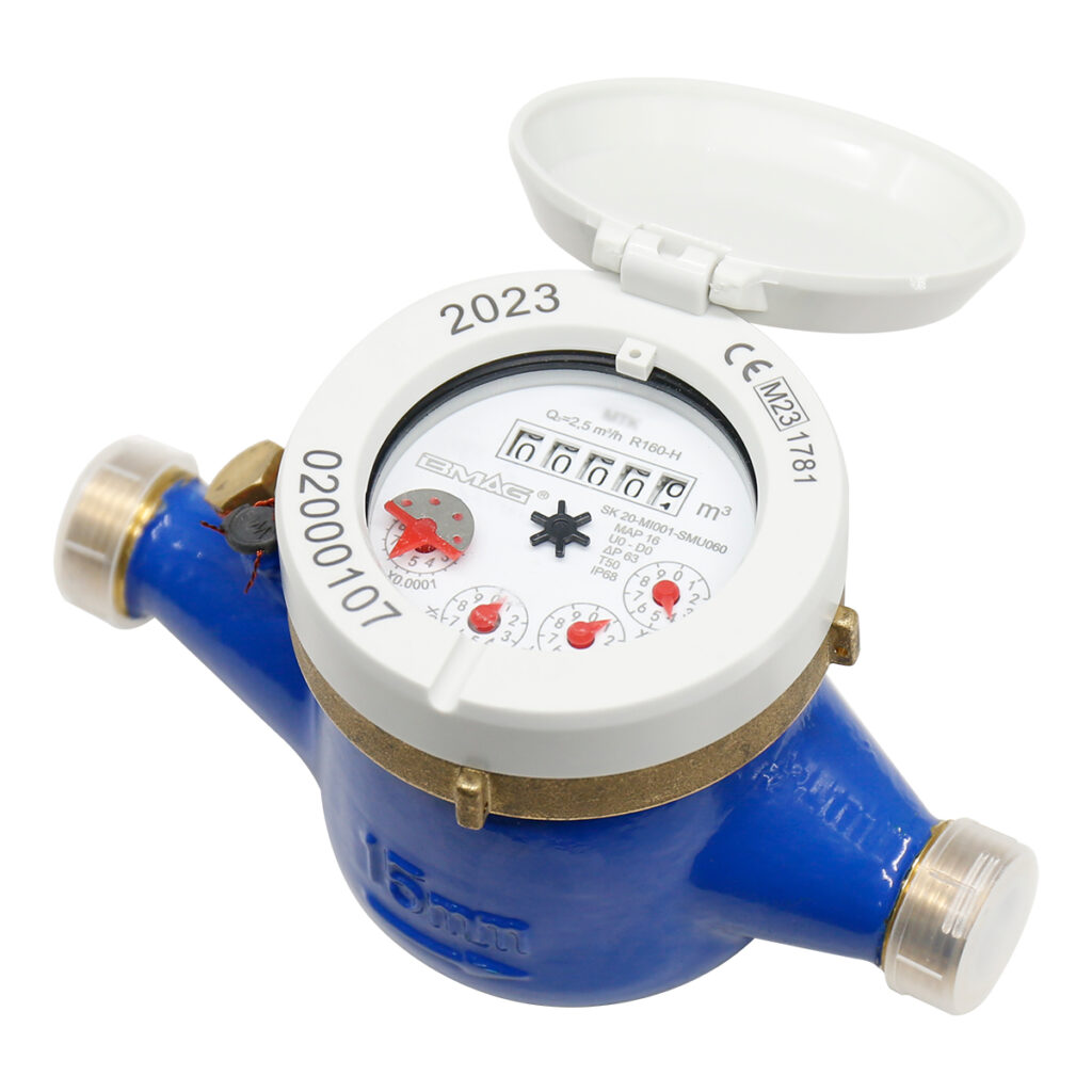MTW Brass Multi Jet Water Meter 360o Roating IP68 Sa Pulse Output (8)