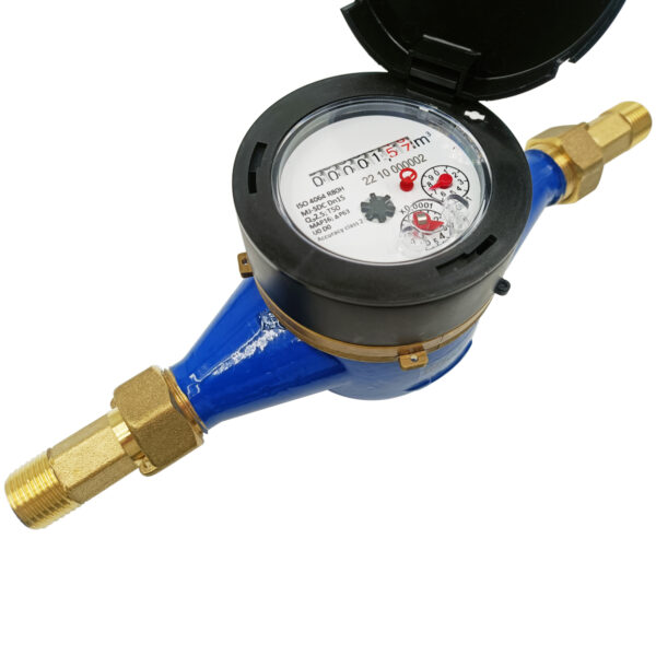 Brass Multi Jet Water Meter 15mm With 190mm Length (3)