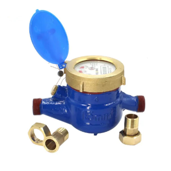 MJ SDC E Cast Iron Class B Multi Jet Water Meter With Brass Cover (3)