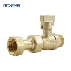 BW L09A F EX Brass Lockable Valve Flat Handle Male Thread And Extension Nut (2)