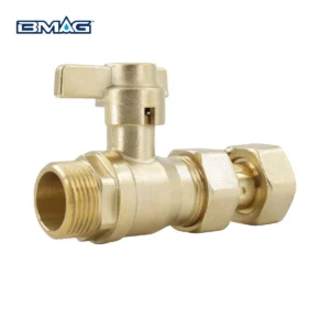 BW L09A L EX Brass Lockable Valve Male And Extension Nut With Long Handle (2)