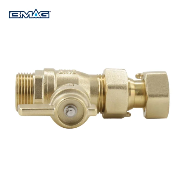 BW L09A L EX Brass Lockable Valve Male And Extension Nut With Long Handle (3)