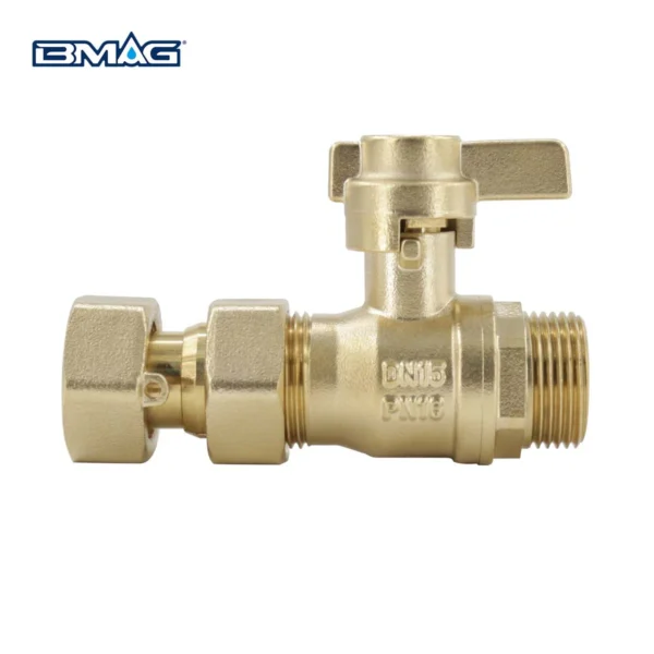 BW L09A L EX Brass Lockable Valve Male And Extension Nut With Long Handle (4)