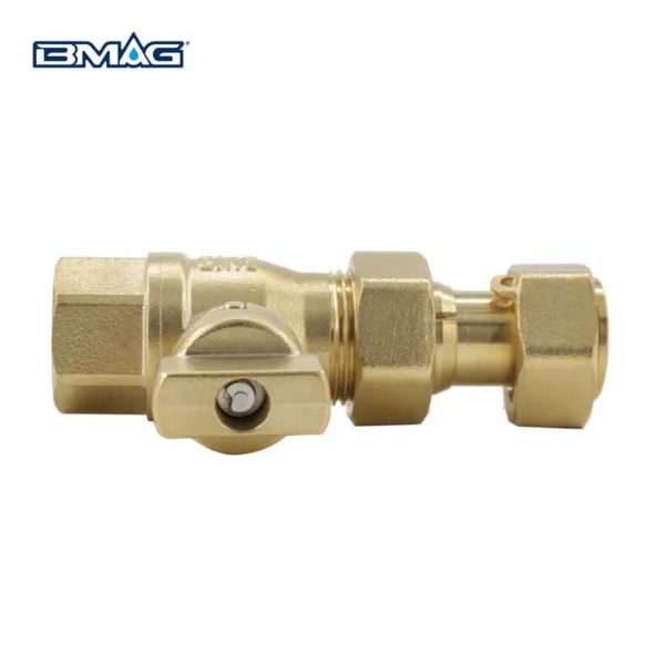 BW L13A F EX Brass Locking Valve Female X Extension Nut 4