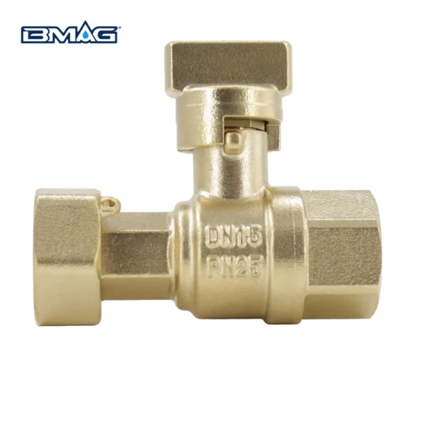 BW L13A F Heavy Brass Locking Valve Female X Swivel Nut 01