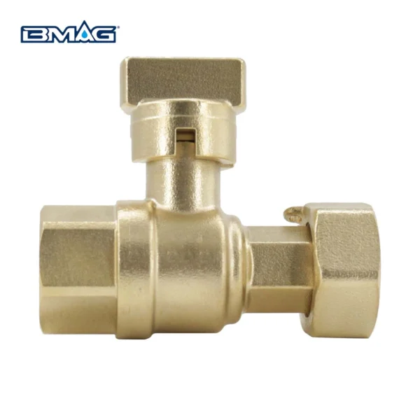 BW L13A F Heavy Brass Locking Valve Female X Swivel Nut 02