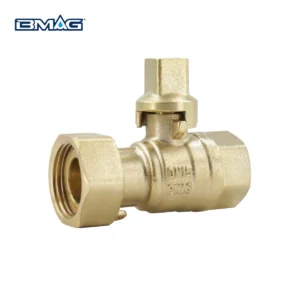 BW L13A S Brass Lockable Valve Square Handle With Female Thread And Swivel Nut 01