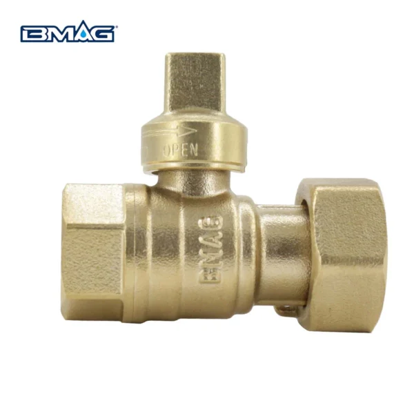 BW L13A S Brass Lockable Valve Square Handle With Female Thread And Swivel Nut 03