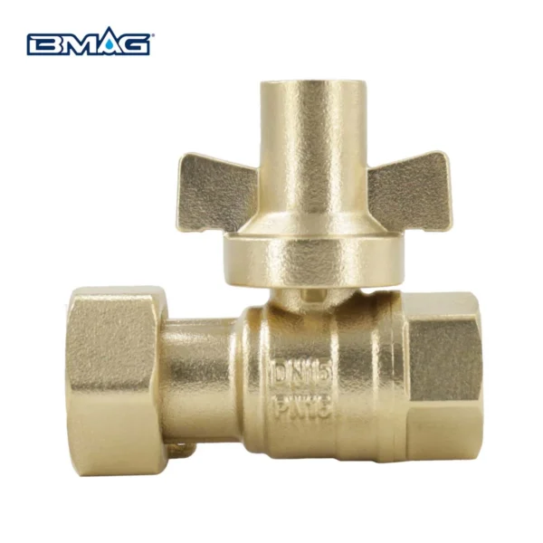 BW L13A T Brass Lockable Valve T Handle With Female Thread And Swivel Nut (3)