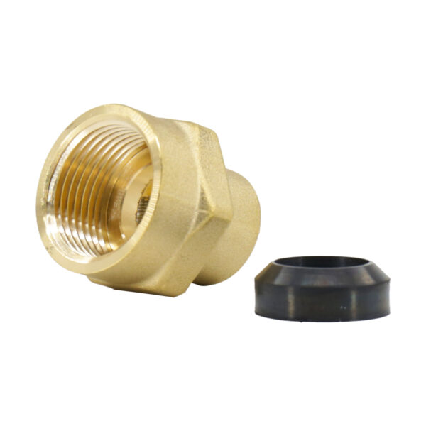 Brass Coupling With Stainless Steel Screw Tighted For Fixation (3)