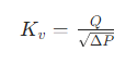 Kv Formula For Valve